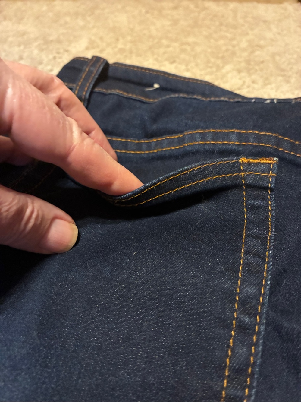 VIP Navy Ripped Skinny Jeans - Picture 8 of 14